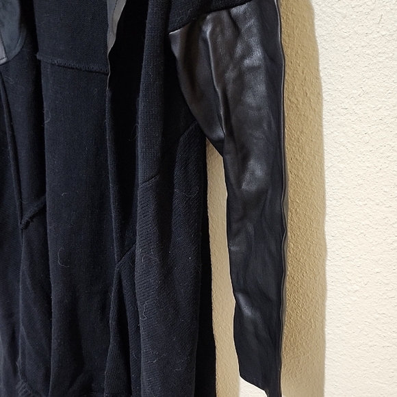 Blank NYC Black Jacket with Leather Accents - Picture 5 of 9
